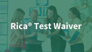 Rica test waiver
