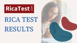 Rica Test results