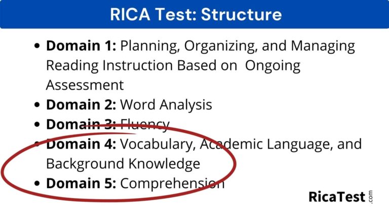 Rica Subtest 2 Practice Test